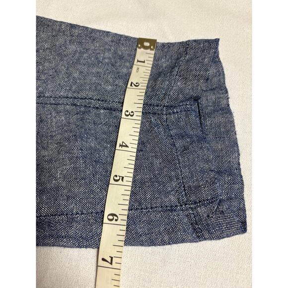 Old Navy Women's Blue Linen Blend Pants Size XL Lightweight Pull On - Picture 9 of 11